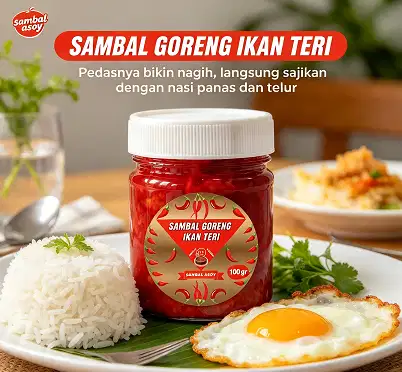 Sambal Goreng Ikan Teri ukuran 100 gr