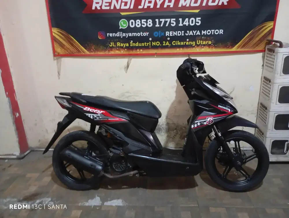 [PROMO] Honda beat eco Tahun 2017 Surat komplit
