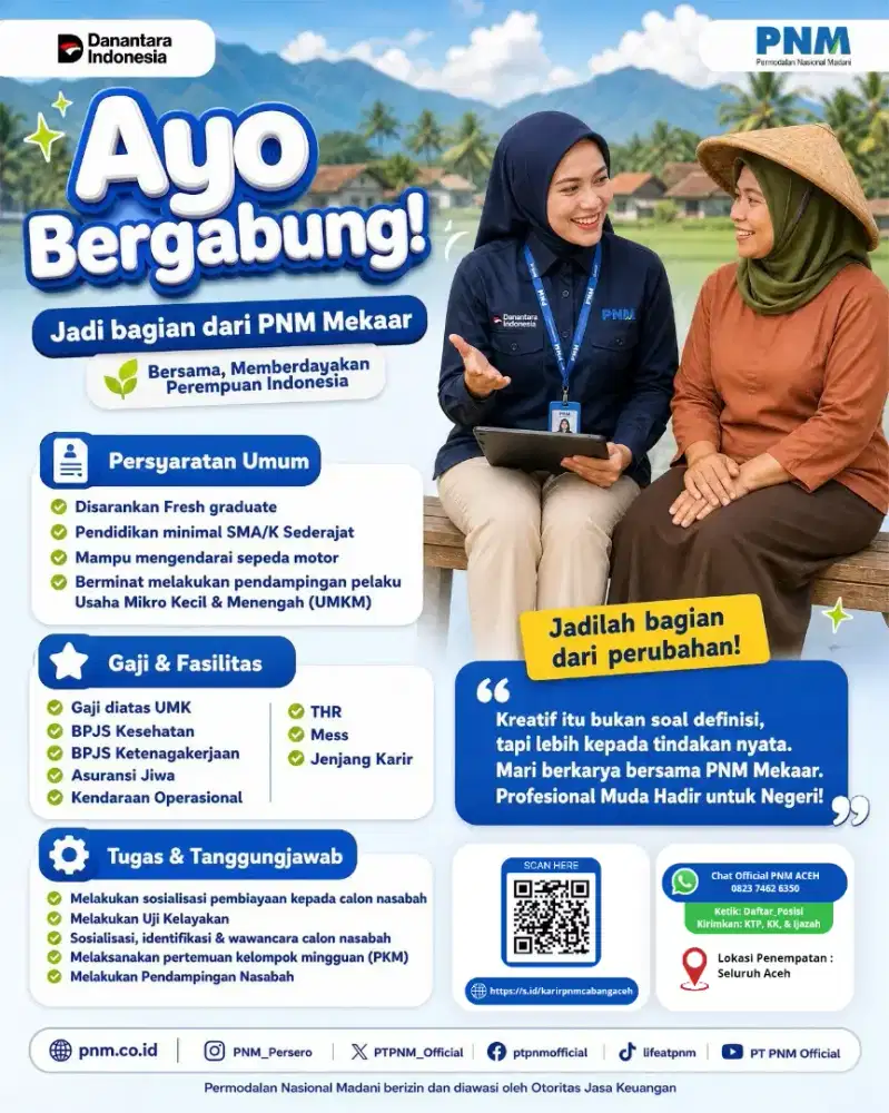 Lowongan Kerja PNM Mekaar