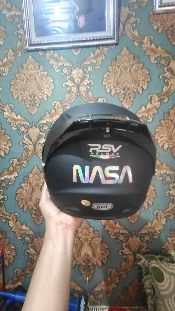 Helm RSV FF500 Black Doff Mulus Pemakaian Minim