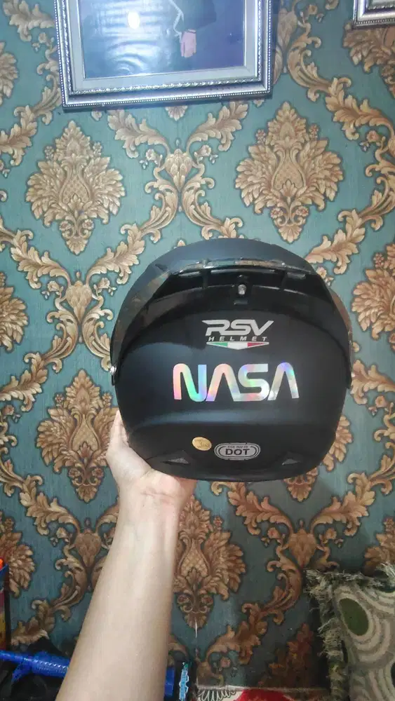 Helm RSV FF500 Black Doff Mulus Pemakaian Minim