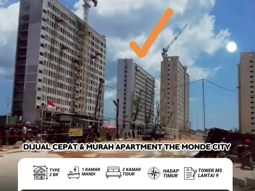 Dijual Cepat dan Murah Apartment The Monde City