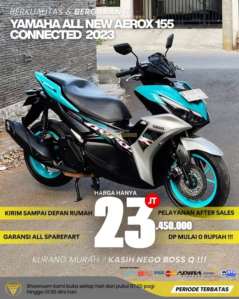 YAMAHA ALL NEW AEROX 155 CONNECTED 2023