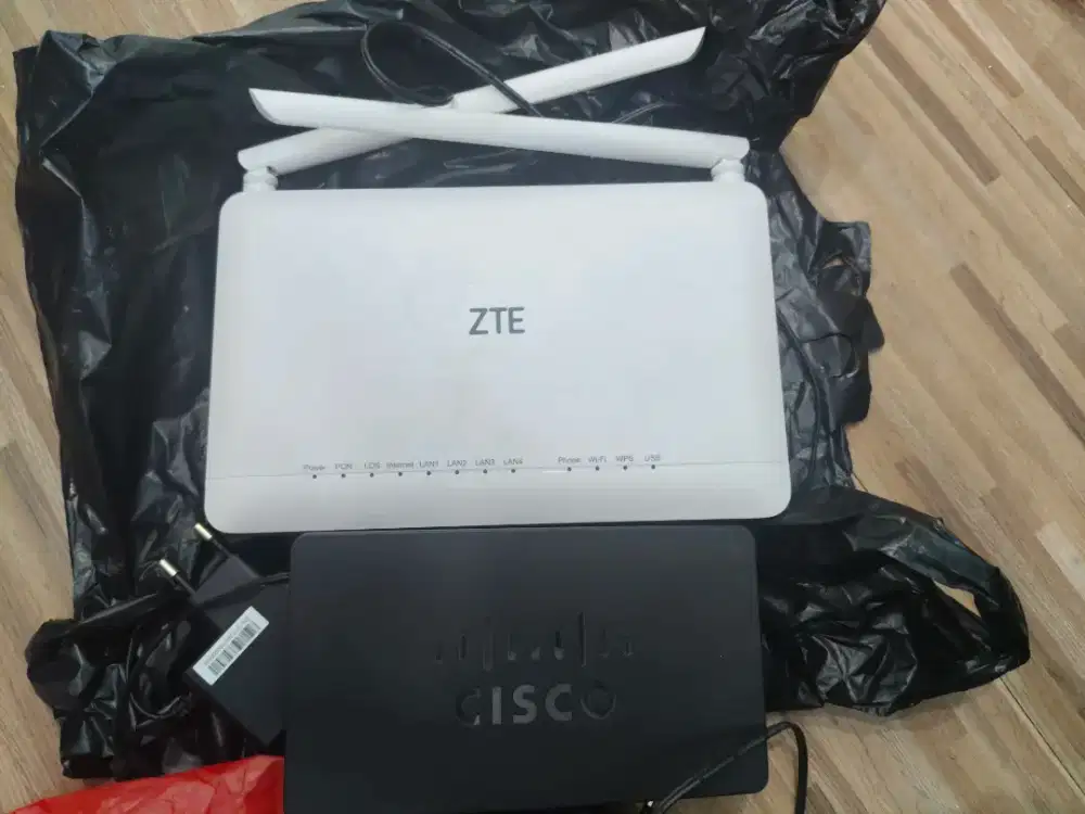 Modem zte dan cisco masih bagus normal