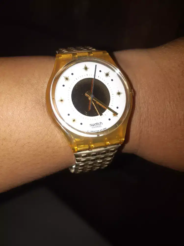 SWATCH 1992 GOLDEN WALTZ GENT FLEX GK142