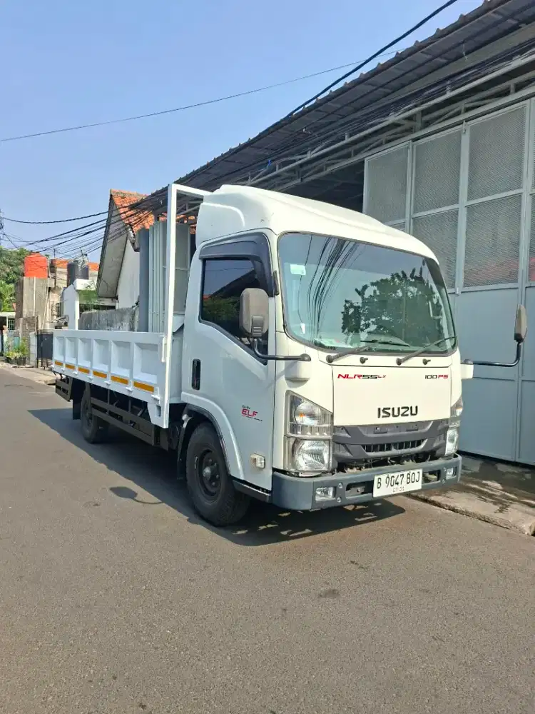 Antik. Isuzu ELF NLR LX engkel long bak 3way 2019 kaya baru