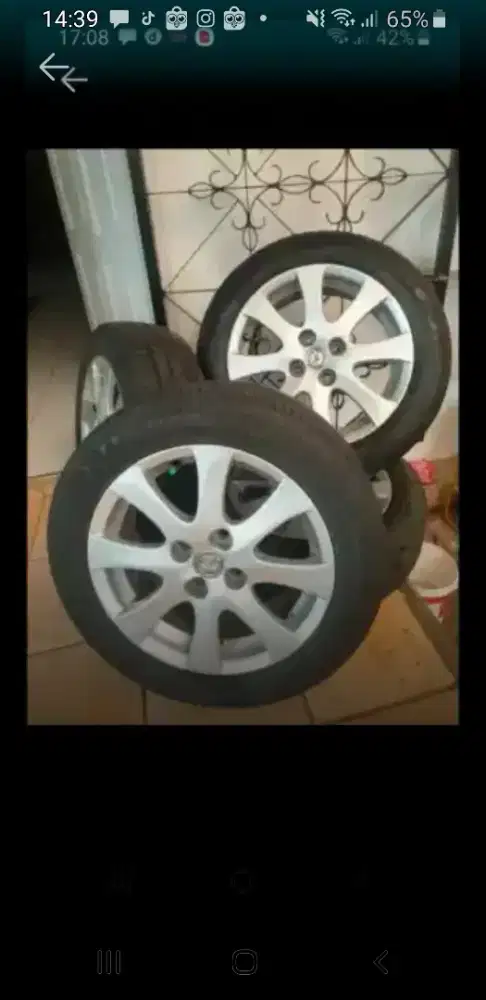3 ban & 4 velg R15 Mazda
