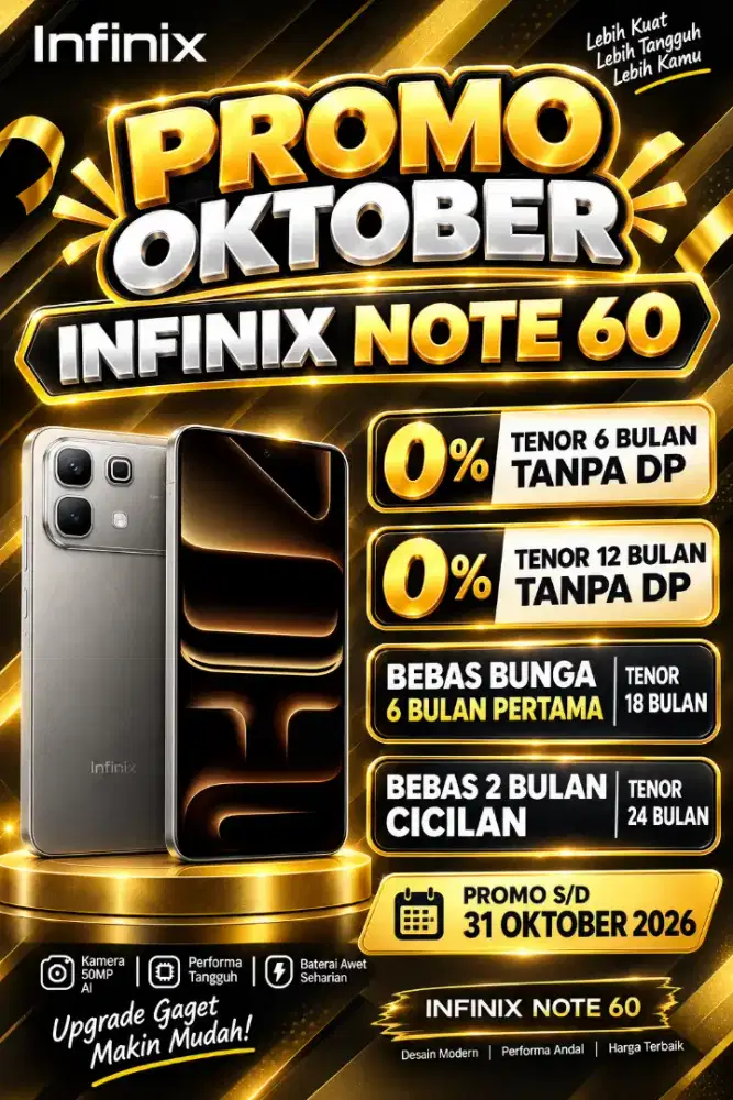 Infinix note 60 kredit murah