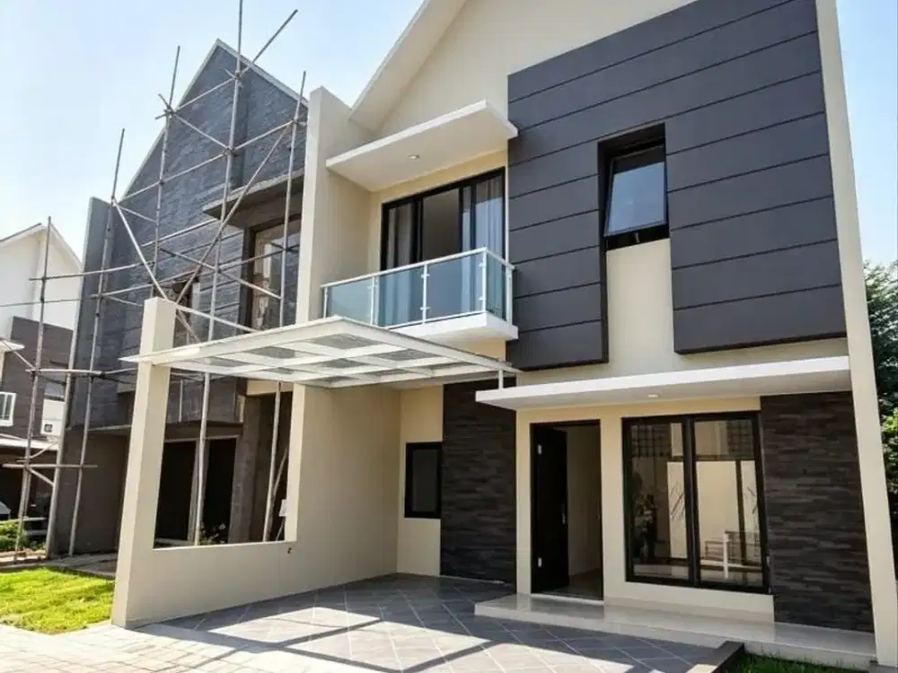Rumah 2 lantai di jalan radar auri cimanggis depok shm dekat lrt dan toll bisa kpr