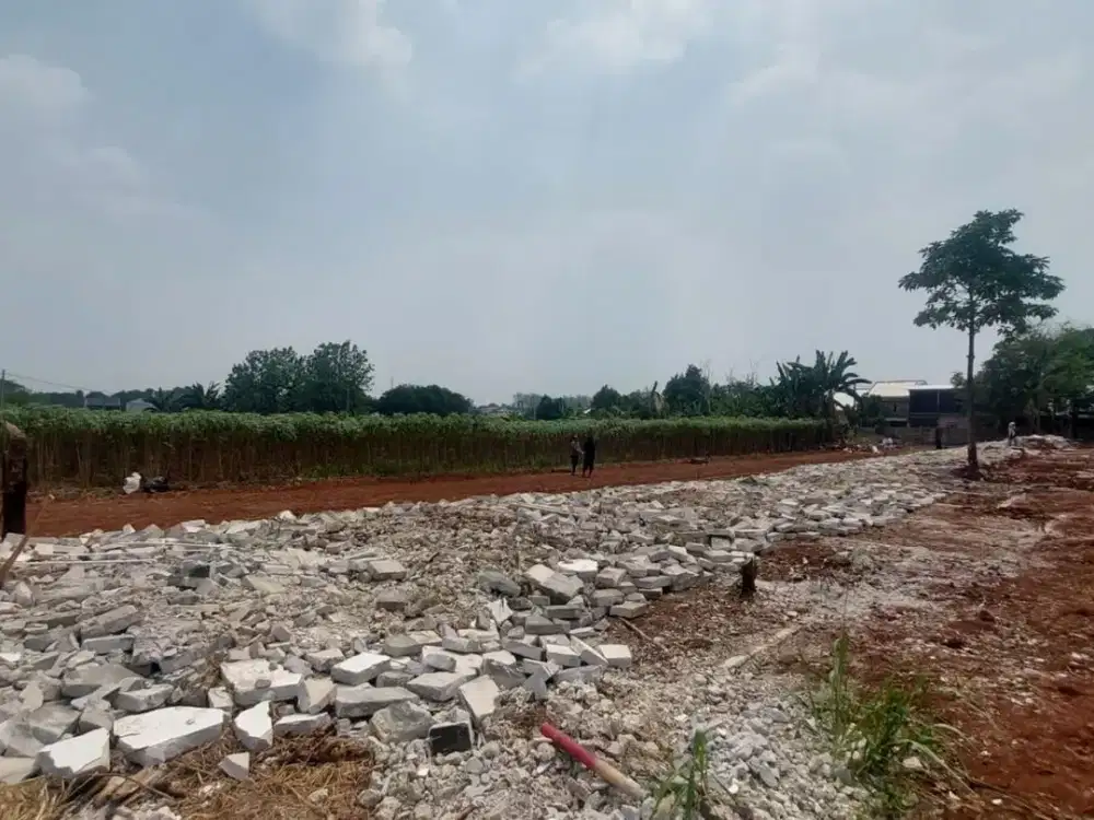 Dalam Perumahan, Tanah Kavling SHM 1 Jt-an Depok. Bisa Cicil