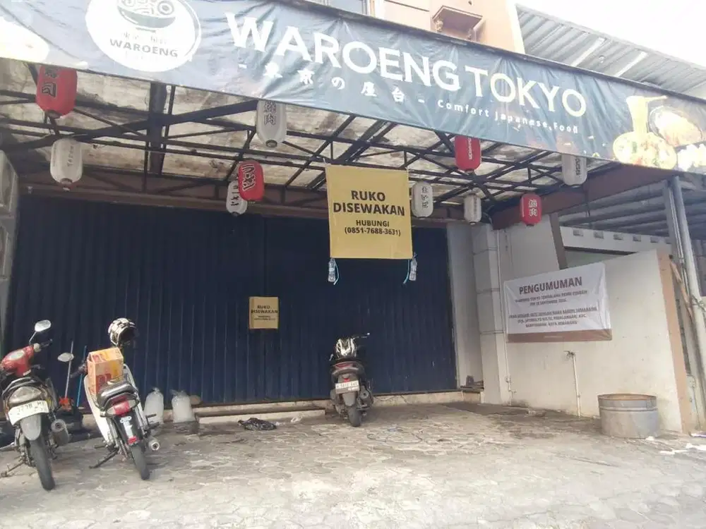 Disewakan ruko strategis ring 1 undip tembalang