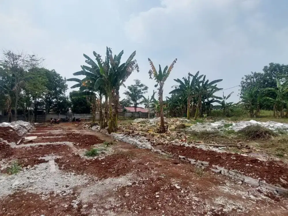 1 Jt-an Tanah Kavling SHM Dekat Stasiun Citayam, Terima SHM