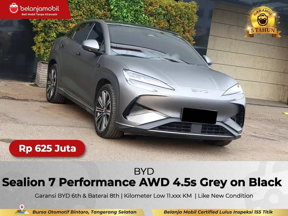 [ GARANSI 5TH AWD ] BYD Sealion 7 Performance 4.5s AT 2024/2025/2026