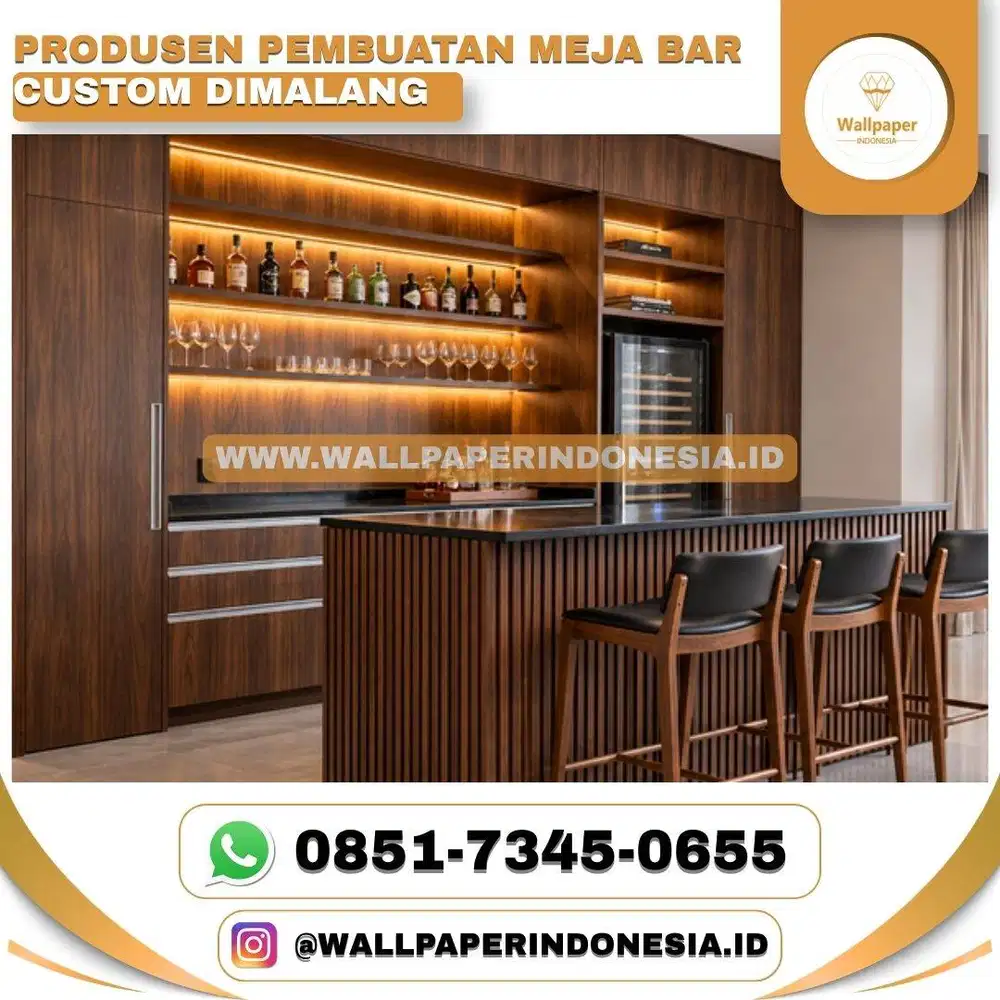 PRODUSEN PEMBUATAN MEJA BAR CUSTOM DIMALANG