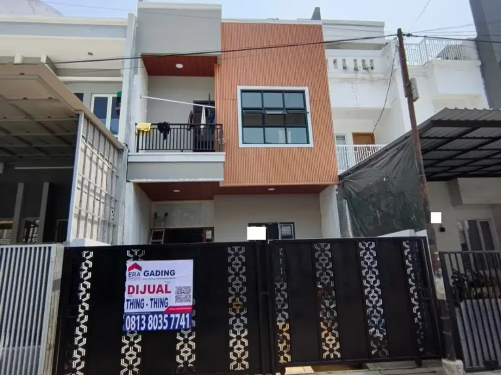 Ss.3962 - Murah !! Dijual Rumah Brand New 6x17 Minimalis Siap Huni Hadap Selatan di Janur Kuning Residence