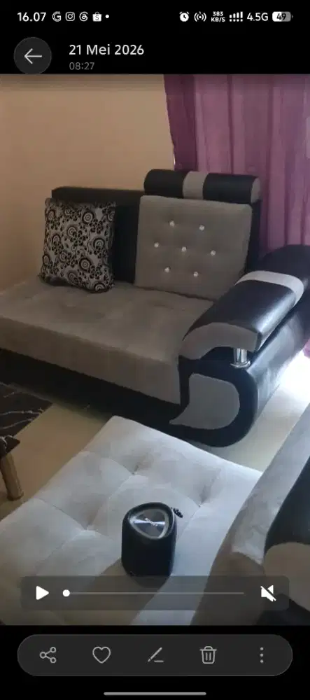 Sofa pemakaian 4 bln