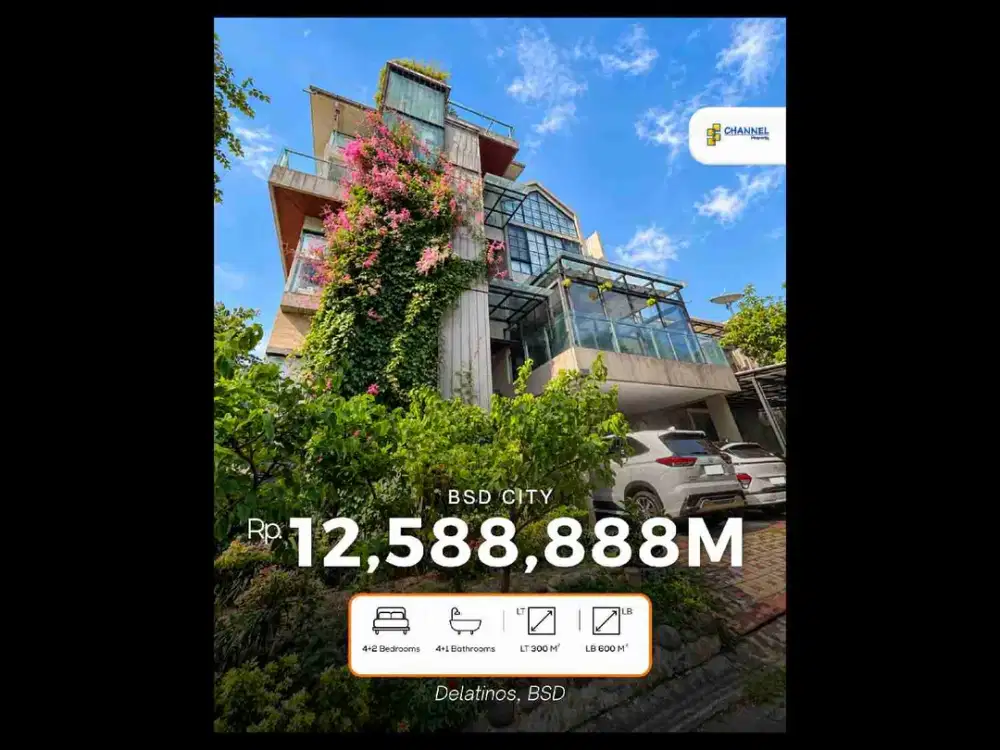 Di Jual Rumah Mewah Semi Furnished Hanya 5 Menit Ke Stasiun KRL Rawabuntu, Fl