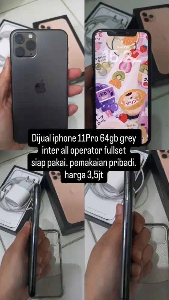 iPhone 11pro 64gb grey inter