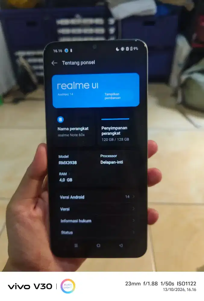 Realme note 60x 4/128gb