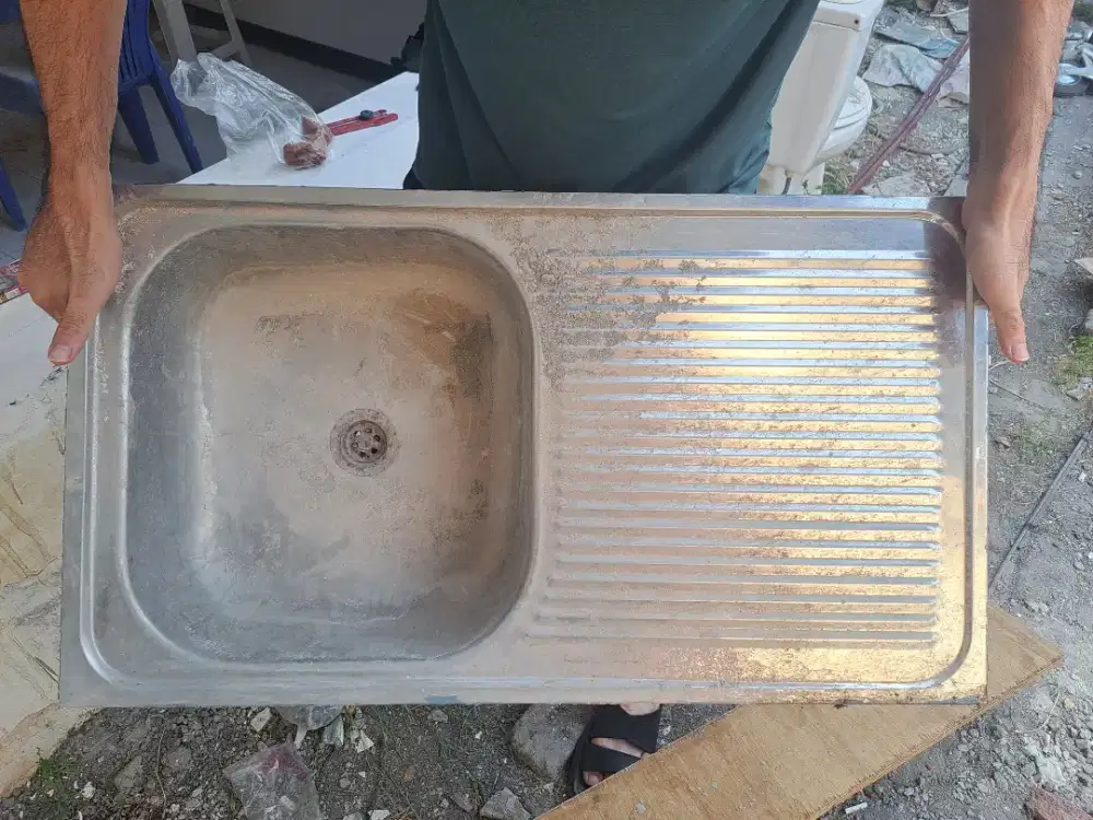 DIJUAL SINK/WASTAFEL DAPUR BEKAS / KONDISI 95%
