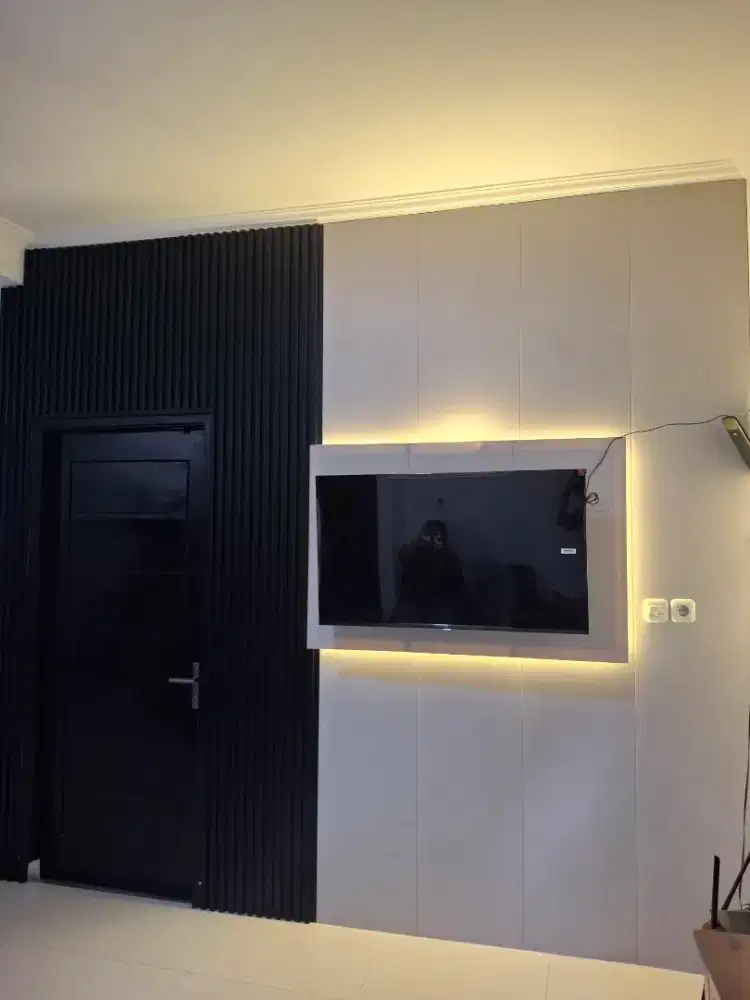 perpaduan walboard+wallpanel