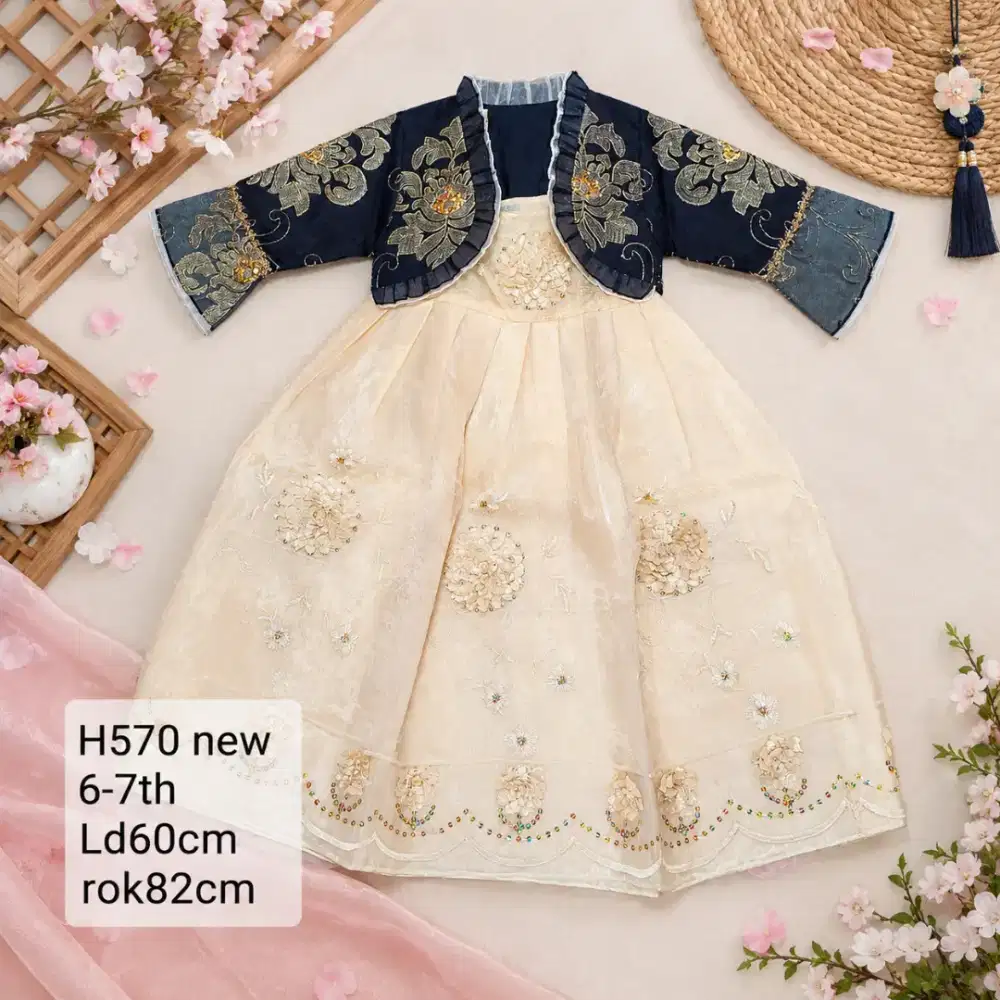 Hanbok korea anak perempuan H570 new