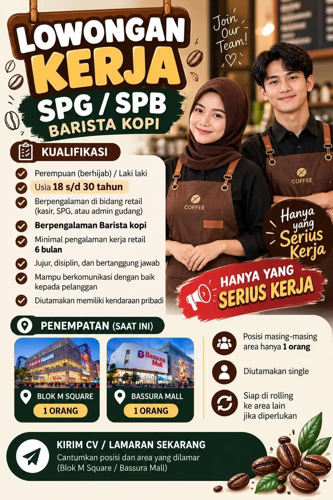 SPG SPB TOKO CEMILAN DAN OLEH OLEH JAKARTA BLOK M DAN BASSURA MALL