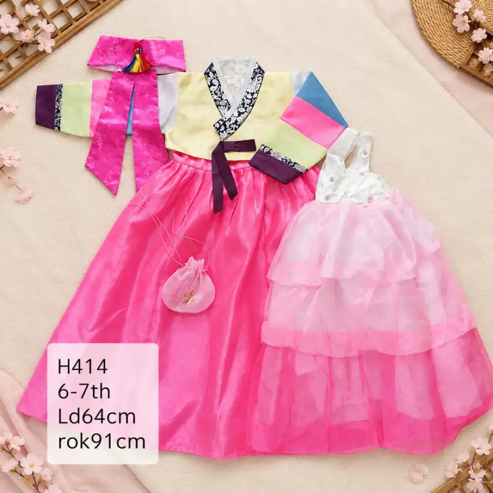 Hanbok korea anak perempuan H414