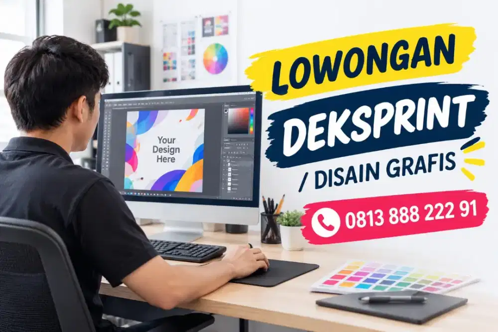 Lowongan Desain grafis / deksprint