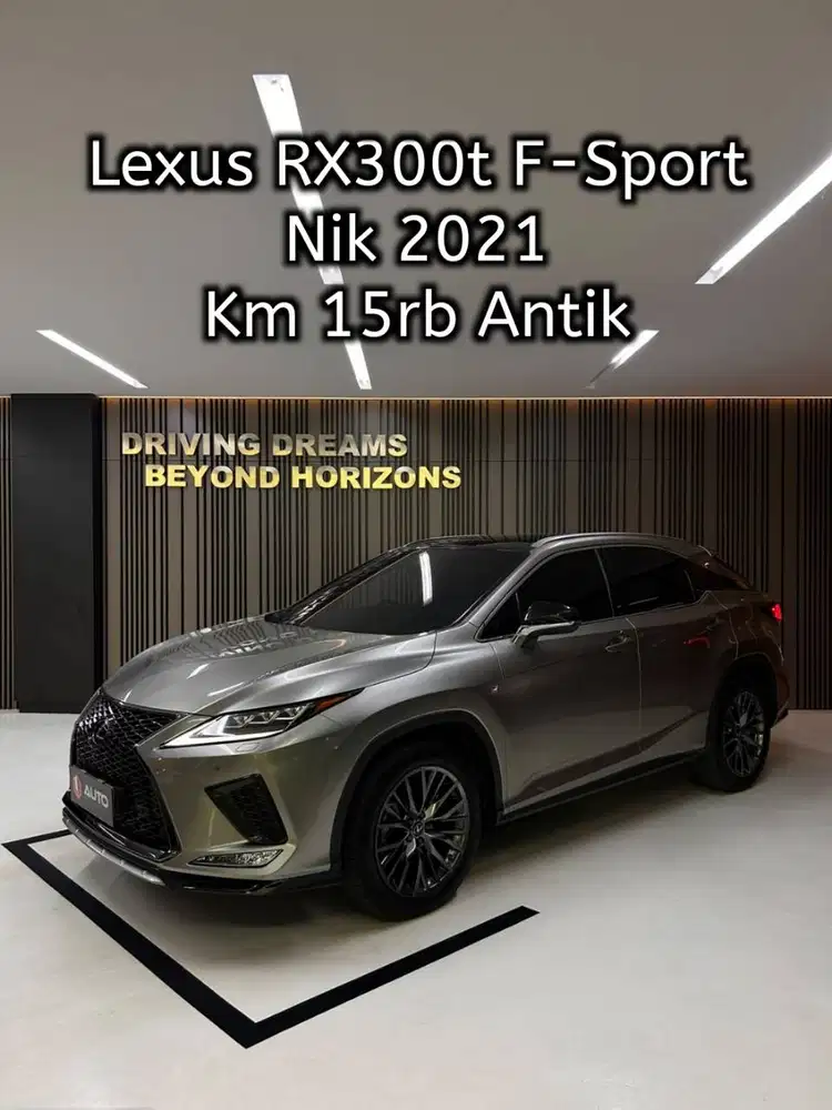 Lexus RX300 RX300T F-Sport 2021 Km15rb Sonic Titanium B176ANR