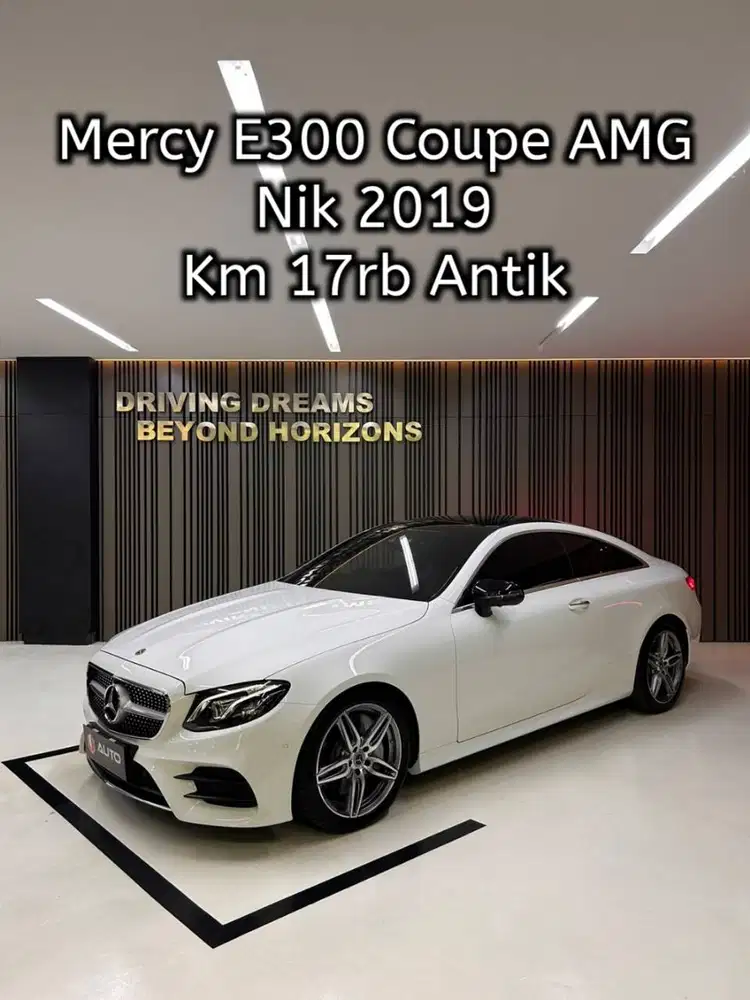 Mercedes Benz E300 Coupe AMG 2020 Putih Mercy Km17rb B1467BAI Nik 2019