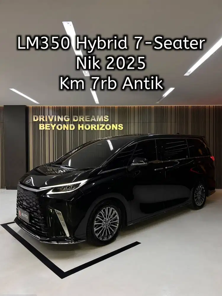 Lexus LM350 Hybrid LM350H 2026 Hitam 7-Seat Km7rb B126SLT Nik 2025