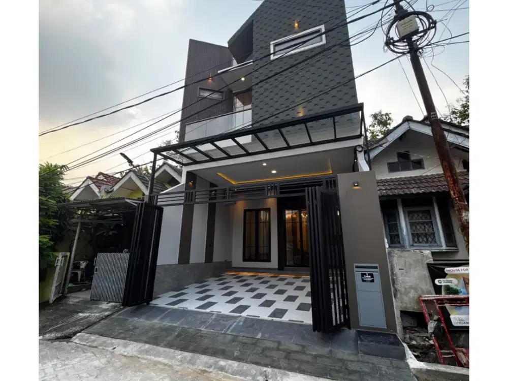 Dijual Rumah Brand New di Kawasan Pamulang Tangsel Dengan Semi Furnished Hadap Barat NV-18979