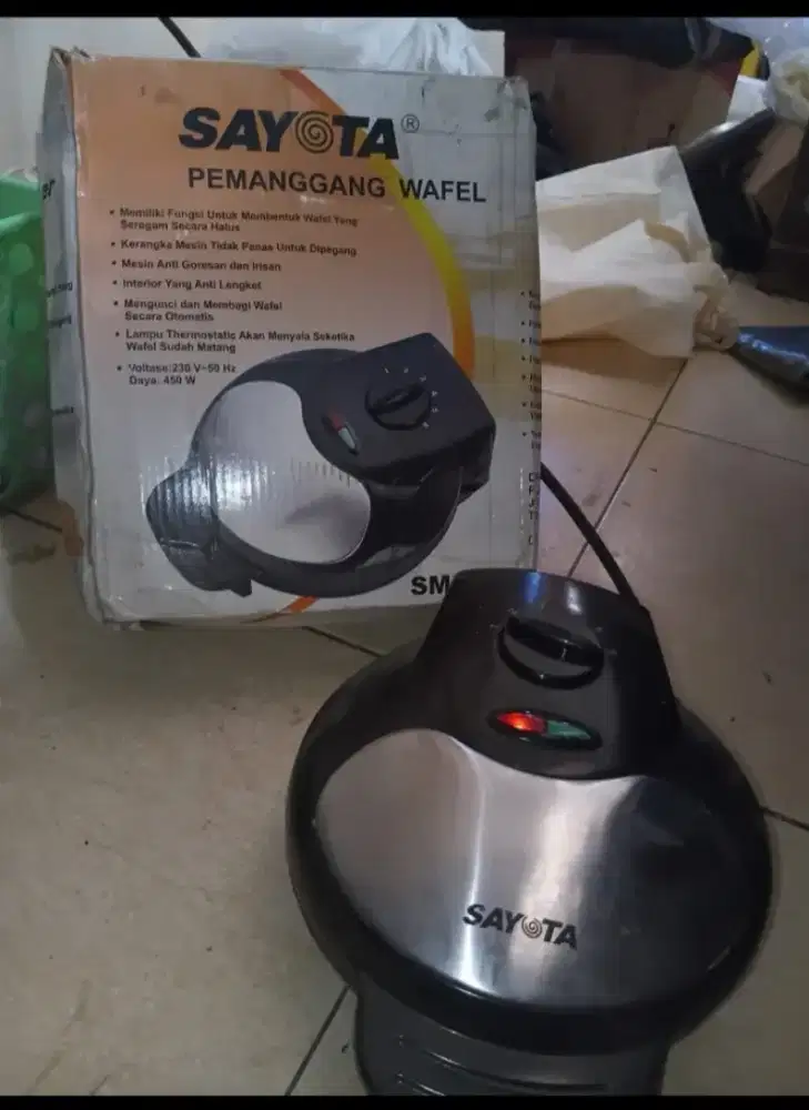 Alat buat panggang wafle merk sayota masih normal