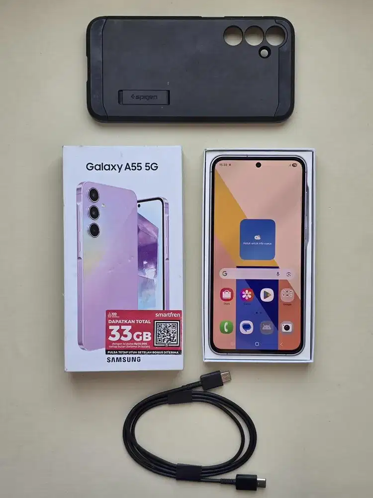 Samsung A55 5G - 12/256gb - Lilac - Resmi Indo