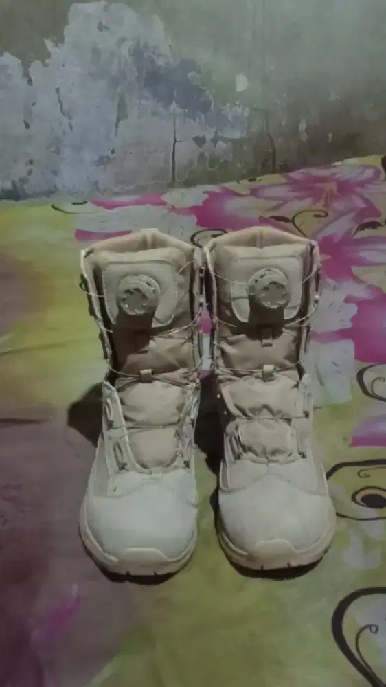 Sepatu PDL Tali putar kulit original ukr 44