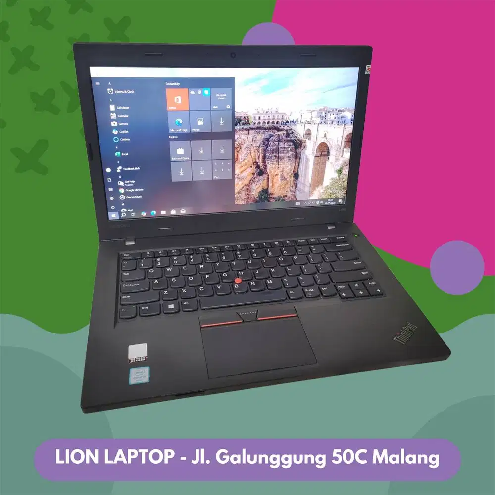 RAM 8GB Core i5 SSD Murah Lenovo Thinkpad L470 [13|10]