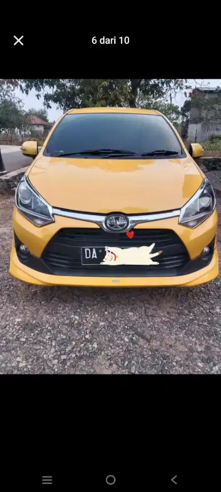 Dijual toyota agya 1,2 trds manual