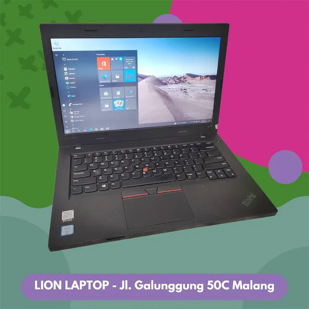Double VGA Core i5 RAM 8 SSD Lenovo Thinkpad L470 [13|10]