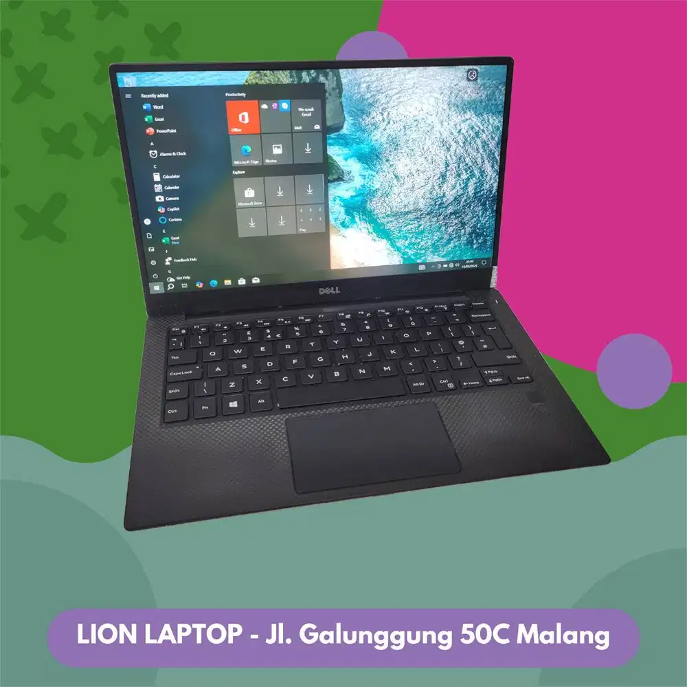 Slim & Ringan Core i7 RAM 8 SSD 256 DELL XPS 13 9360 [13|10]