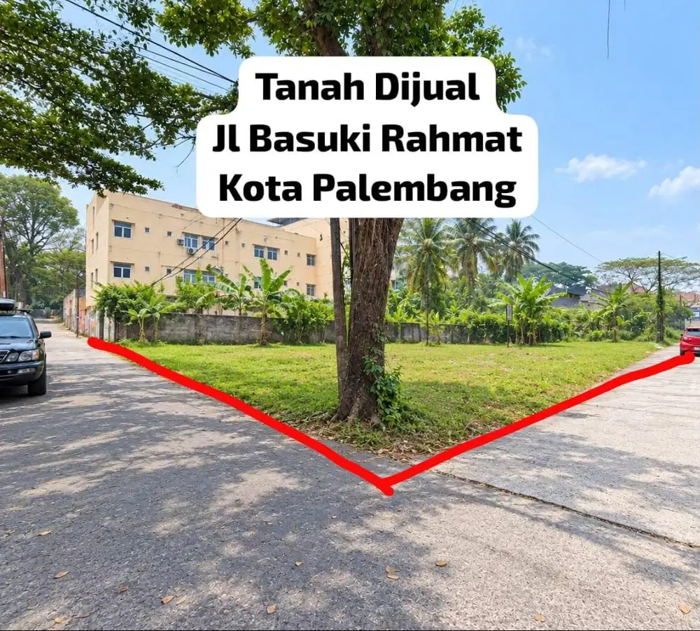 Tanah jl basuki rahmat palembang / bebas banjir