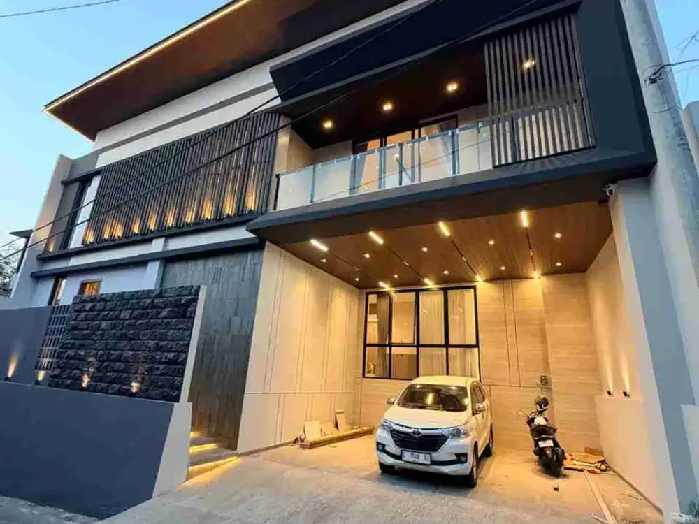 RUMAH GAGAH MEWAH 2 LANTAI LUX FURNISHED DI MAGUWOHARJO DEPOK SLEMAN
