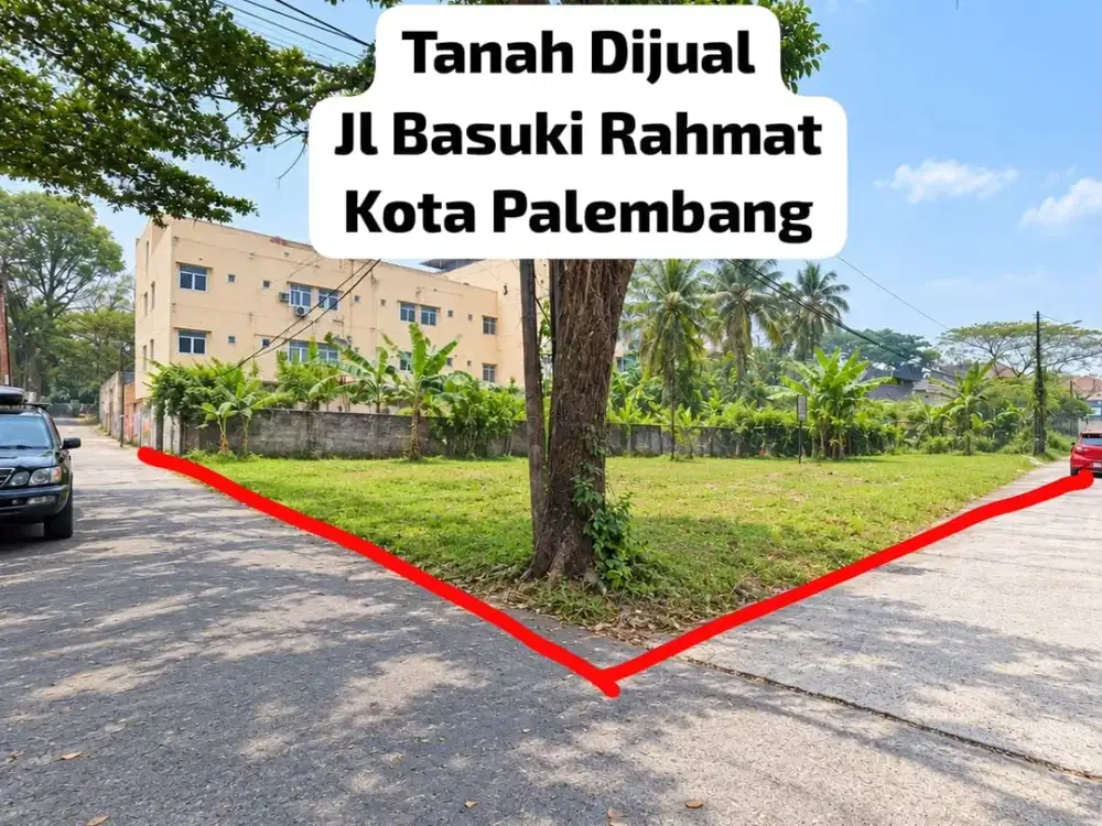 Tanah jl basuki rahmat palembang / bebas banjir