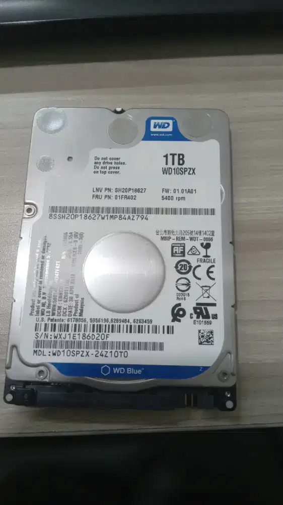 HDD Laptop WD Blue 1TB