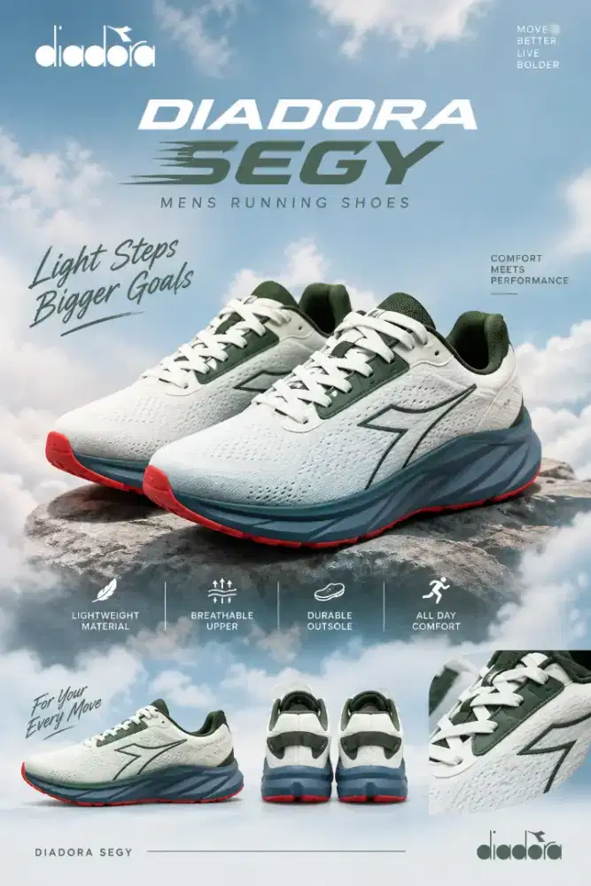 Diadora Segy Mens Running Shoes