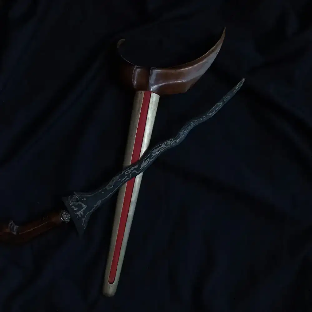 Keris Sepuh Carubuk pamor Wahyu Tumurun Langka