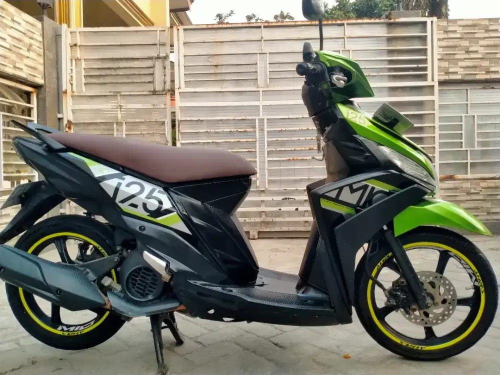 Yamaha Mio 125 blucore lengkap motor sehat keterangan detail dibawah