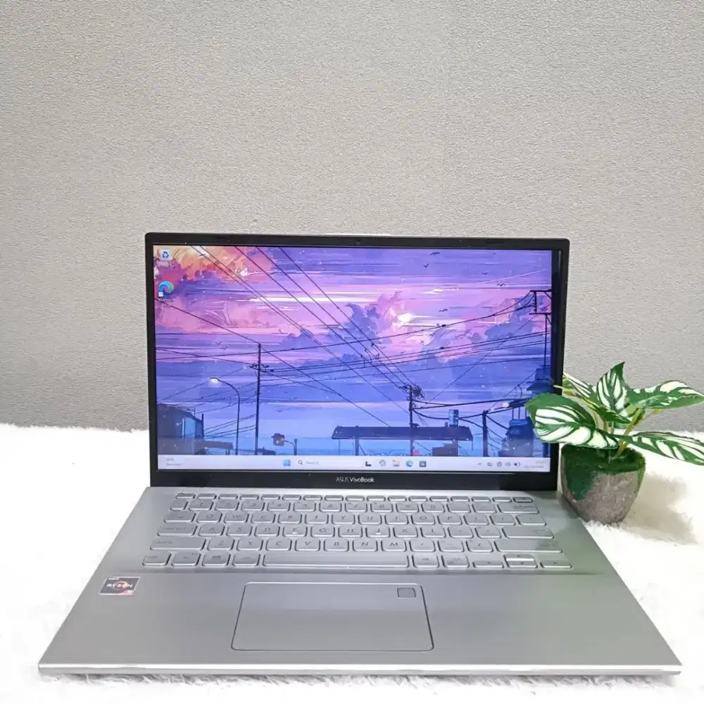 ASUS A412DA AMD RYZEN 5 3500U RAM 8GB SSD 512GB LAYAR 14.0 FHD SILVER