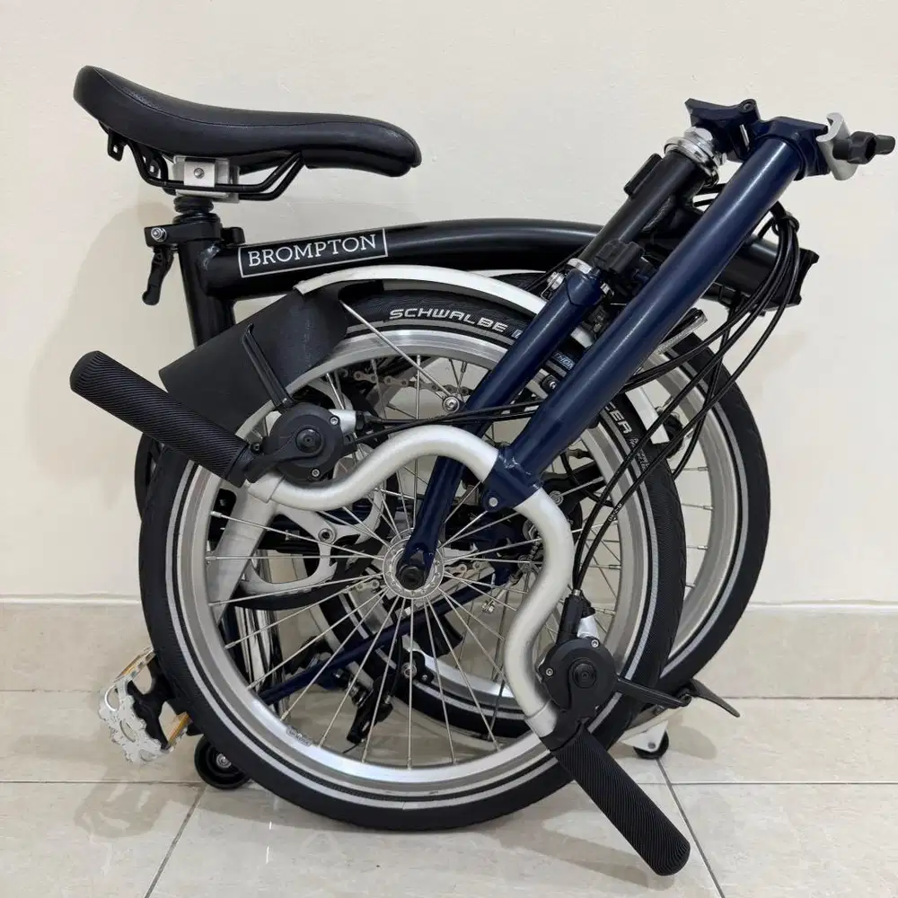 BROMPTON M6L BLACK TEMPEST BLUE 2019 - ISTIMEWA