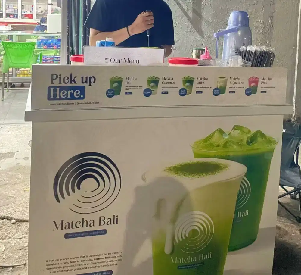 JUAL Paket Usaha Matcha Bali Full Set - Tinggal Jualan - Jakarta Timur